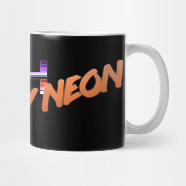 Death By Neon Logo Design - Official Product Color 2 - cinematic synthwave / horror / berlin school / retrowave / dreamwave t-shirt by DeathByNeonOfficial